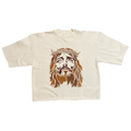 JESUS FACE CROPPED SWEATSHIRT